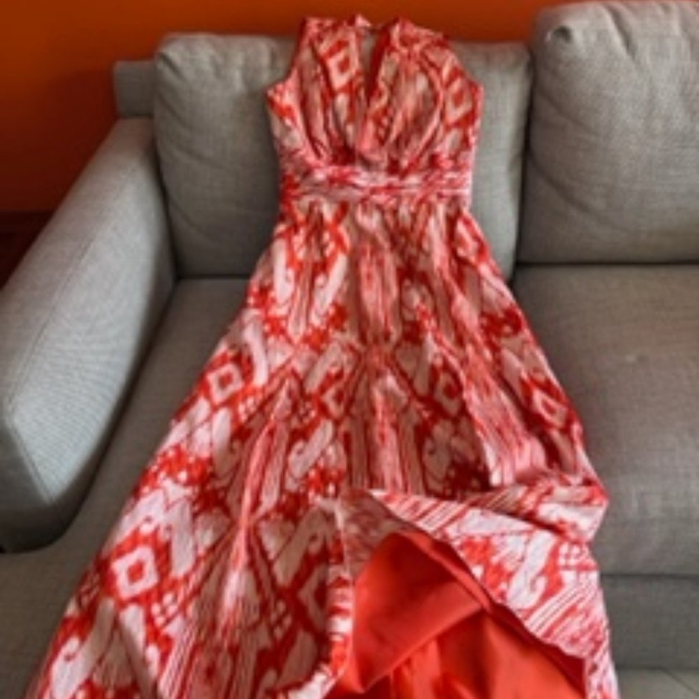 Ellen Tracy Long Summer Flowing Dress XS